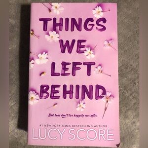 Lucy Score book! Things we left behind